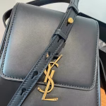 Saint Laurent Kaia North South Bag In Black Leather - Image 5