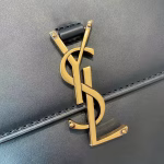 Saint Laurent Kaia North South Bag In Black Leather - Image 3