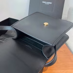 Saint Laurent Kaia North South Bag In Black Leather - Image 7
