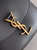 Saint Laurent Small Kaia Satchel Bag In Black Calfskin - Image 10