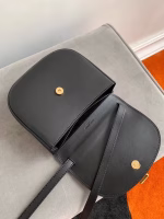 Saint Laurent Small Kaia Satchel Bag In Black Calfskin - Image 3