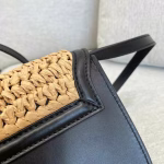 Saint Laurent Kaia Small Bag In Raffia and Leather - Image 7