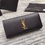Saint Laurent Kate Clutch In Black Grained Leather - Image 5