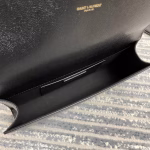 Saint Laurent Kate Clutch In Black Grained Leather - Image 4