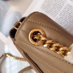 Saint Laurent Small Sulpice Bag In Beige Matelasse Leather - Image 8