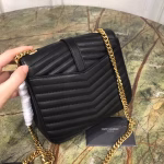 Saint Laurent Small Sulpice Bag In Black Matelasse Leather - Image 3