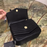 Saint Laurent Small Sulpice Bag In Black Matelasse Leather - Image 5
