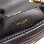 Saint Laurent Small Sulpice Bag In Black Matelasse Leather - Image 6