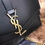 Saint Laurent Medium Sulpice Bag In Black Calfskin - Image 6