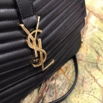 Saint Laurent Medium Sulpice Bag In Black Matelasse Leather - Image 2