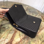 Saint Laurent Medium Sulpice Bag In Black Matelasse Leather - Image 8
