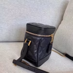 Saint Laurent 80's Vanity Bag In Black Quilted Grained Leather - Image 7