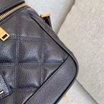 Saint Laurent 80's Vanity Bag In Black Quilted Grained Leather - Image 2