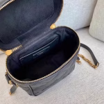 Saint Laurent 80's Vanity Bag In Black Quilted Grained Leather - Image 11