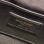 Saint Laurent 80's Vanity Bag In Red Quilted Grained Leather - Image 8