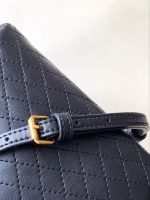 Saint Laurent Gaby Zipped Pouch in Black Quilted Lambskin - Image 7