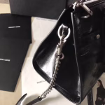 Saint Laurent Baby Sac De Jour Souple Duffle Black Bag - Image 6