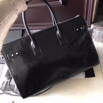Saint Laurent Sac De Jour Souple 36 Duffle Black Bag - Image 6