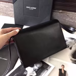 Saint Laurent Medium Bellechasse Bag In Black Leather And Taupe Suede - Image 7