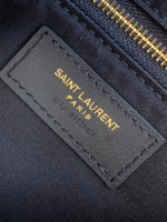 Saint Laurent Joe Backpack In Gold Lame Leather - Image 5