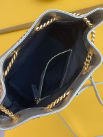 Saint Laurent Joe Backpack In Gold Lame Leather - Image 10