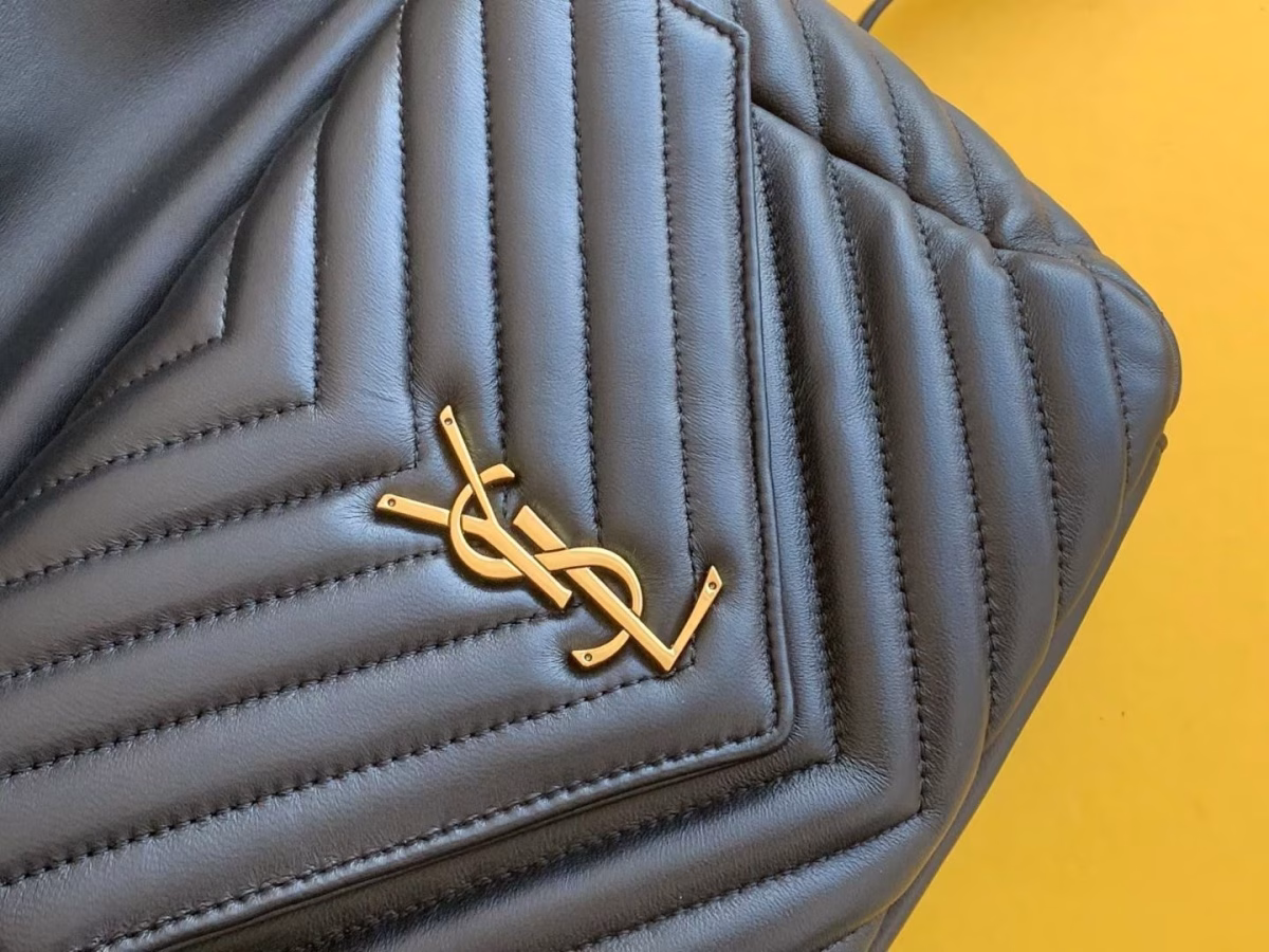 Saint Laurent Joe Backpack In Black Lambskin - Image 4