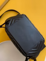 Saint Laurent Joe Backpack In Black Lambskin - Image 9