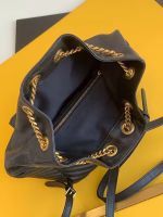 Saint Laurent Joe Backpack In Black Lambskin - Image 2