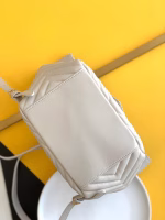 Saint Laurent Joe Backpack In White Lambskin - Image 8