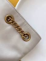 Saint Laurent Joe Backpack In White Lambskin - Image 10