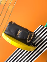 Saint Laurent Calypso Shoulder Bag In Black Lambskin - Image 6