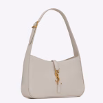 Saint Laurent Le 5 ? 7 Hobo Bag In White Leather