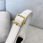 Saint Laurent Le 5 ? 7 Hobo Bag In White Leather - Image 6