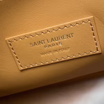 Saint Laurent Le 5 ? 7 Small Shoulder Bag in Canvas and Leather - Image 8