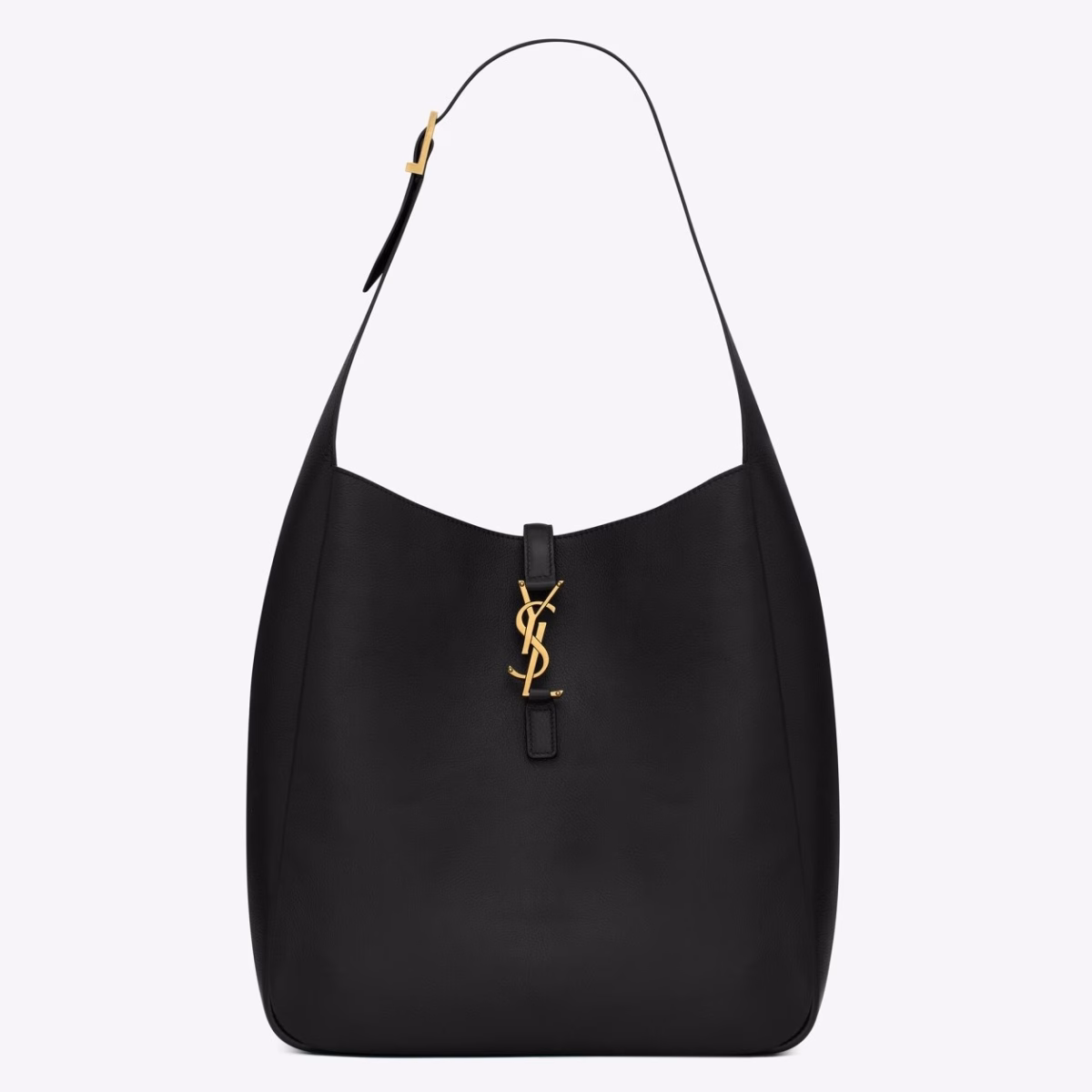 Saint Laurent Le 5 ? 7 Soft Large Shoulder Bag in Black Leather - Image 1