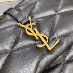 Saint Laurent Le 57 Hobo Bag in Black Quilted Lambskin - Image 2