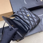 Saint Laurent Le 57 Hobo Bag in Black Quilted Lambskin - Image 3
