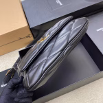 Saint Laurent Le 57 Hobo Bag in Black Quilted Lambskin - Image 9
