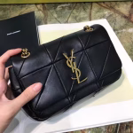 Saint Laurent Small Jamie Bag In Black Patchwork Lambskin - Image 6