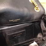 Saint Laurent Small Jamie Bag In Black Patchwork Lambskin - Image 5