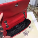 Saint Laurent Small Jamie Bag In Red Patchwork Lambskin - Image 8