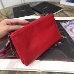 Saint Laurent Jamie Chain Wallet In Red Patchwork Lambskin - Image 6