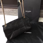 Saint Laurent Medium Jamie Patchwork Leather Black Bag - Image 6