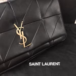 Saint Laurent Medium Jamie Patchwork Leather Black Bag - Image 4
