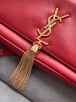 Saint Laurent Kate 99 Shoulder Bag In Red Lambskin - Image 3
