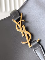 Saint Laurent Le 37 Large Bucket Bag in Black Leather - Image 5