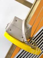 Saint Laurent Le 37 Small Bucket Bag in Beige Leather - Image 2