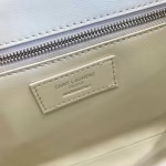 Saint Laurent Le Pave Bag In White Calfskin - Image 9