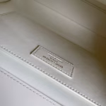 Saint Laurent Manhattan Baguette Bag In White Calfskin - Image 3