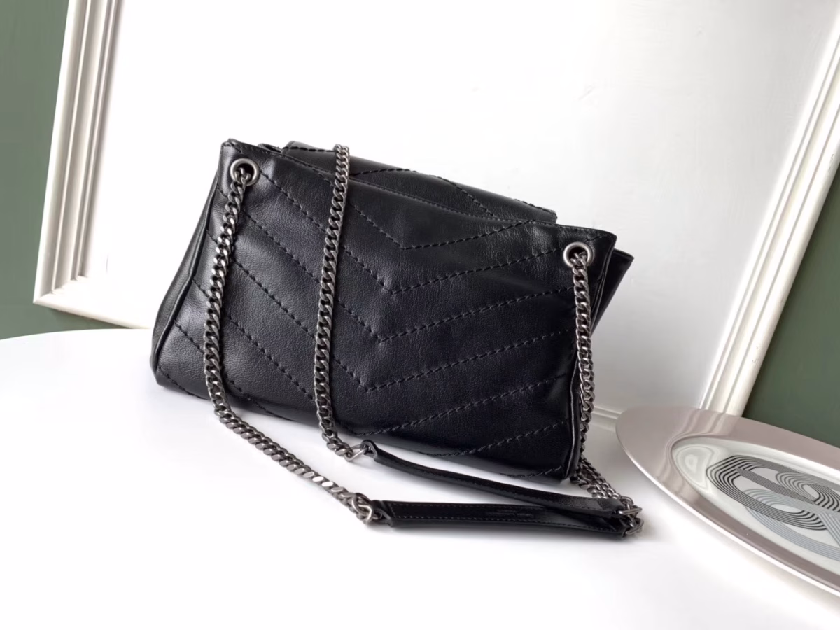 Saint Laurent Nolita Small Bag In Black Quilted Leather - Image 8